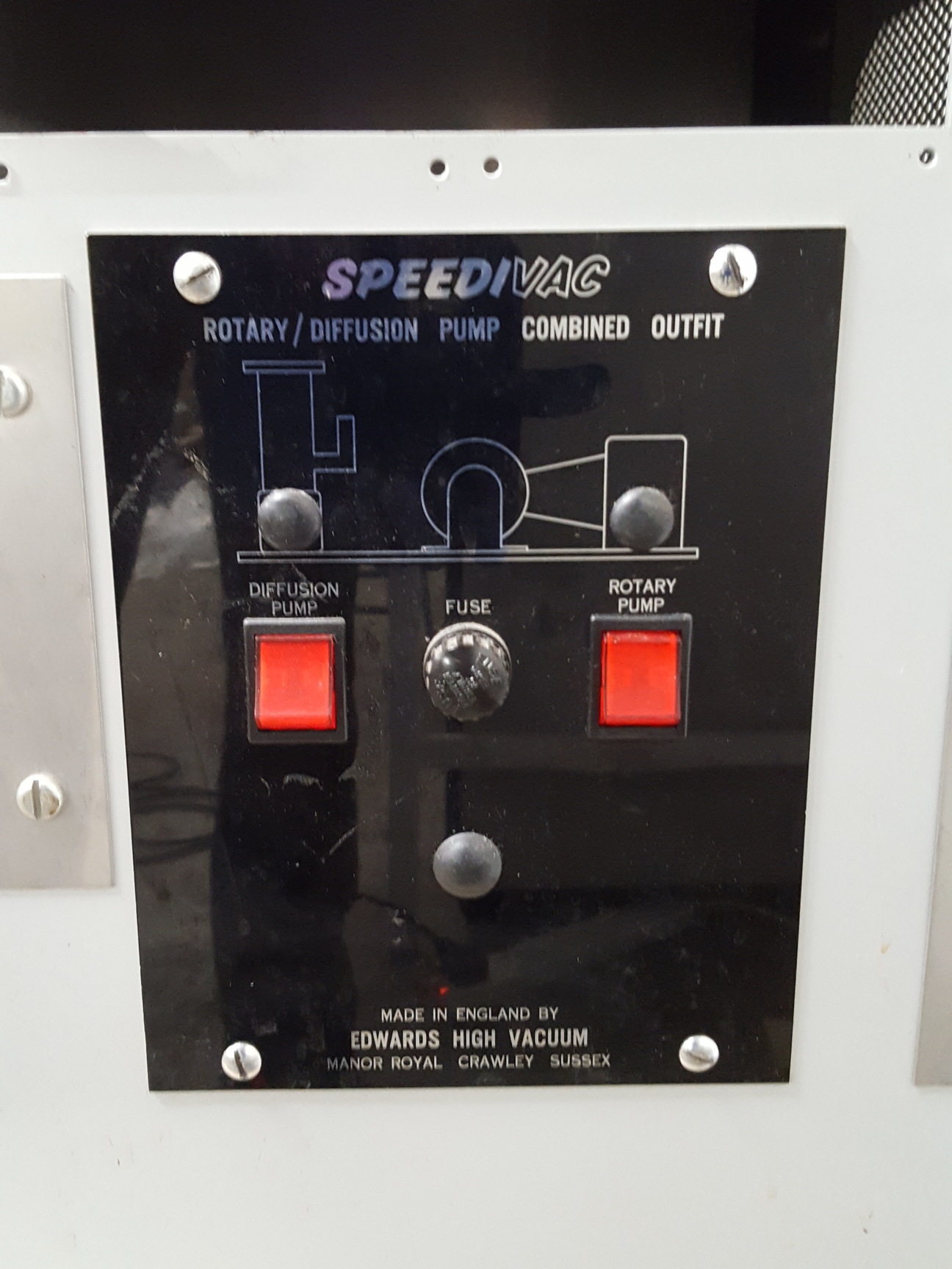 Image of Edwards SpeediVac Diffusion Pump + Cold Baffle, Spacer and UHV Chamber Lab