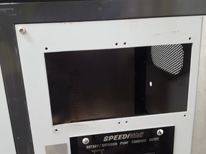 Thumbnail image of Edwards SpeediVac Diffusion Pump + Cold Baffle, Spacer and UHV Chamber Lab