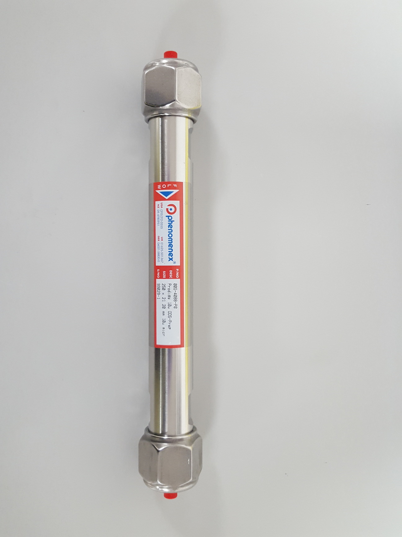 Image of Phenomenex 00G-4088-P0 Prodigy 10u ODS-Prep HPLC Column Chromatography Lab