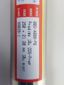 Thumbnail image of Phenomenex 00G-4088-P0 Prodigy 10u ODS-Prep HPLC Column Chromatography Lab