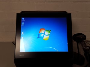 Thumbnail image of Toshiba POS Cash Counter System Thermal Printer & Barcode Reader Cash Register