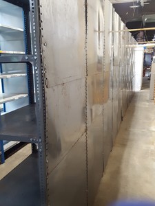 Thumbnail image of Dexion Warehouse / Garage Steel Racking + Backplates, 16 Bays, 2.6 to 3.05m high