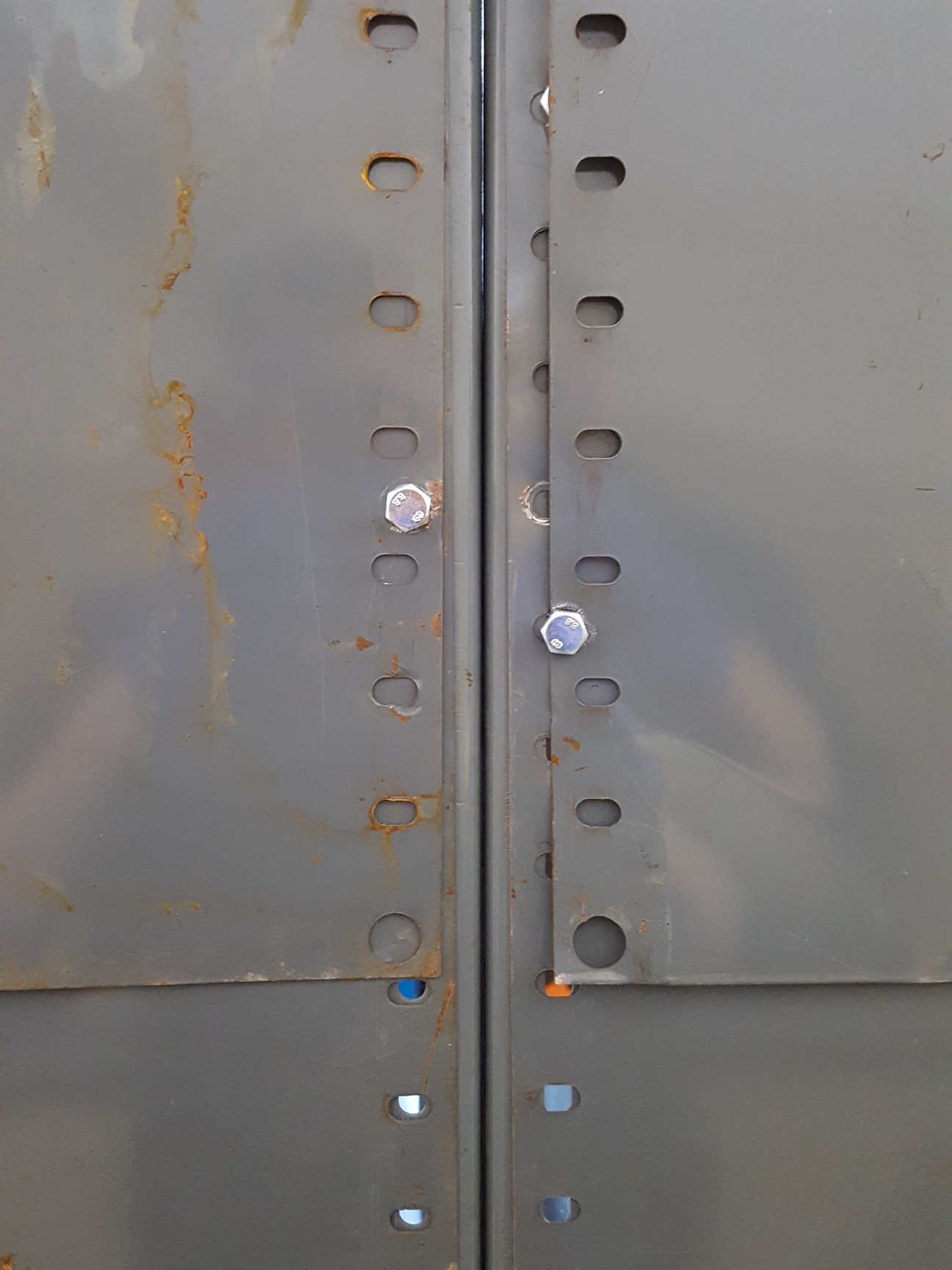 Image of Dexion Warehouse / Garage Steel Racking + Backplates, 16 Bays, 2.6 to 3.05m high