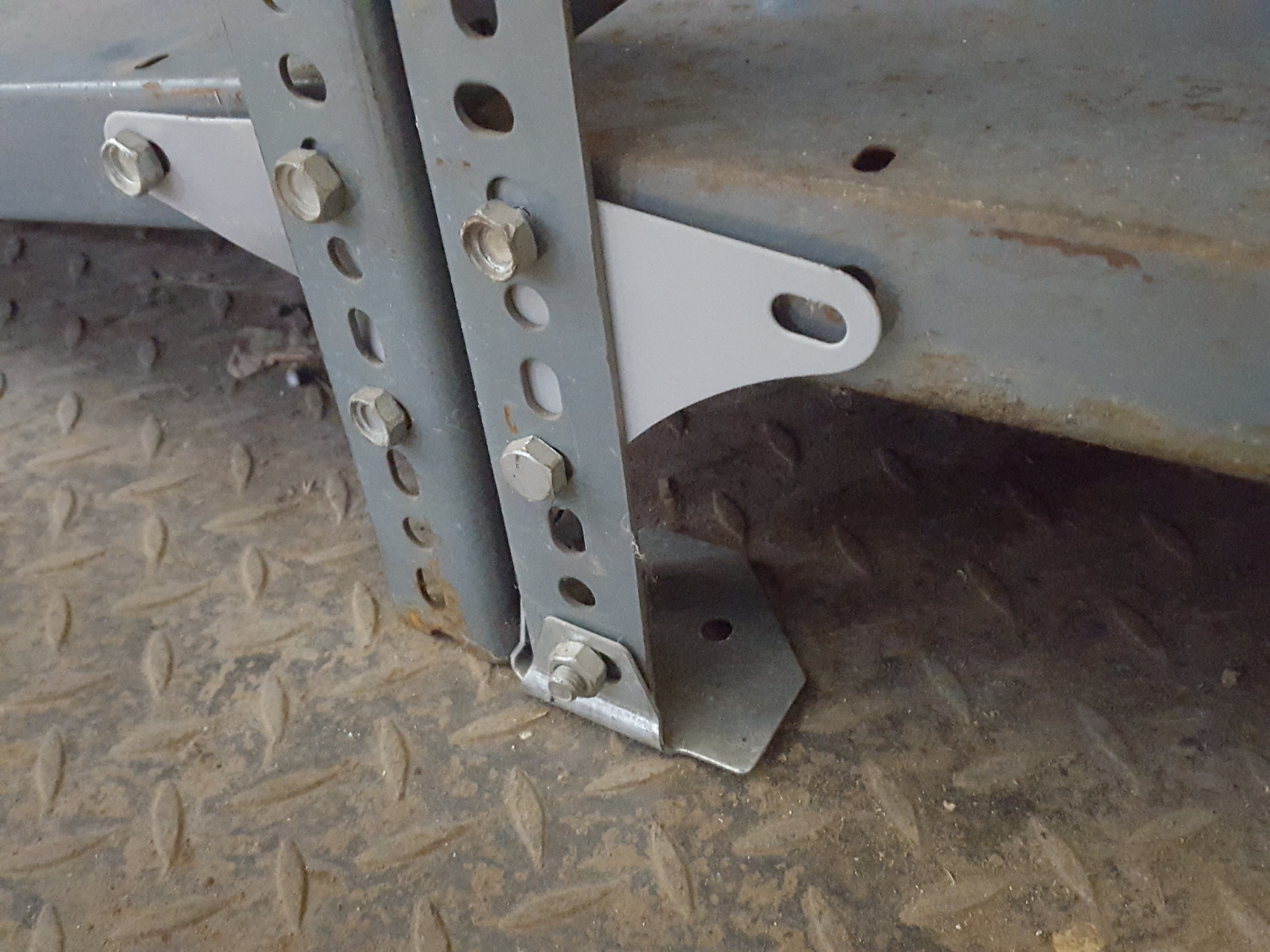 Image of Dexion Warehouse / Garage Steel Racking + Backplates, 16 Bays, 2.6 to 3.05m high