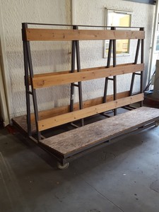 Thumbnail image of Large Double Sided A-Frame Glass Material Handling Stillage Plasterboard Timber