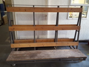 Thumbnail image of Large Double Sided A-Frame Glass Material Handling Stillage Plasterboard Timber
