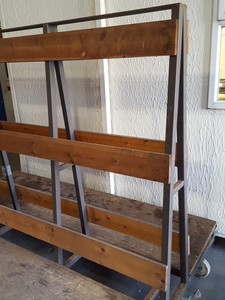 Thumbnail image of Large Double Sided A-Frame Glass Material Handling Stillage Plasterboard Timber