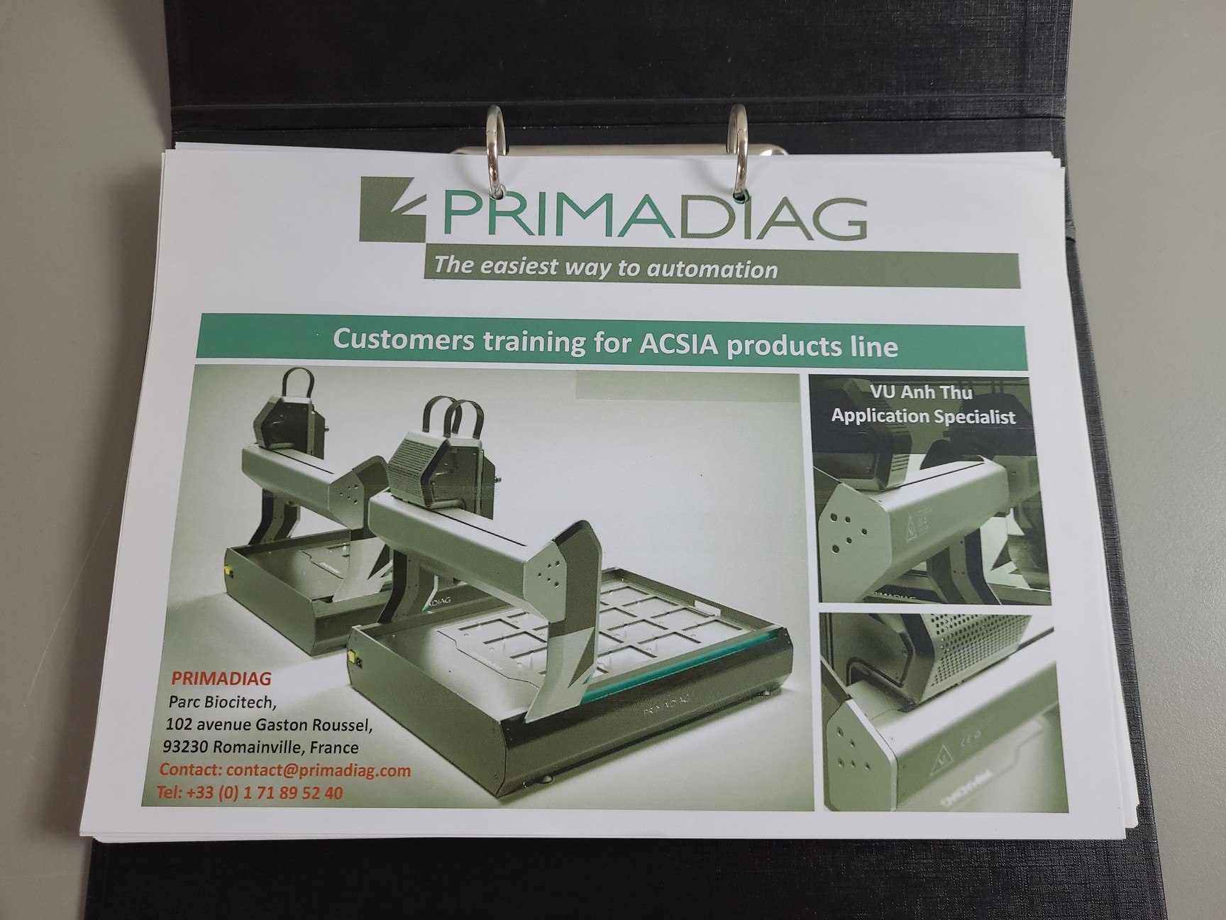 Image of PrimaDiag ACSIA Line Automated Platform Liquid Handling Robot, PC Lab (YOM 2016)