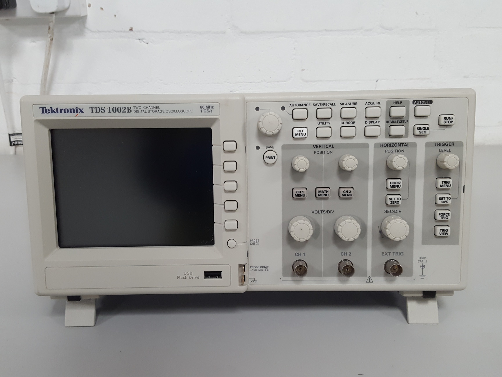 Image of Tektronix TDS1002B 60 MHz Dual Channel Digital Oscilloscope Lab