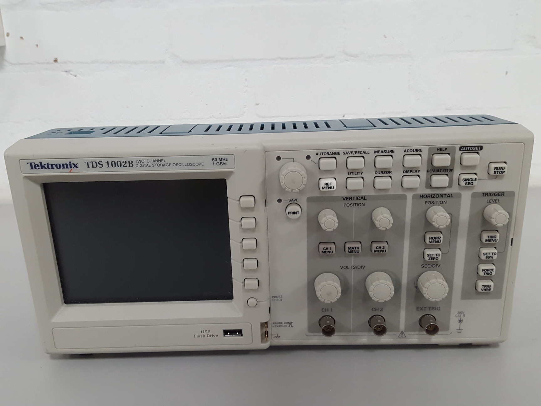 Image of Tektronix TDS1002B 60 MHz Dual Channel Digital Oscilloscope Lab