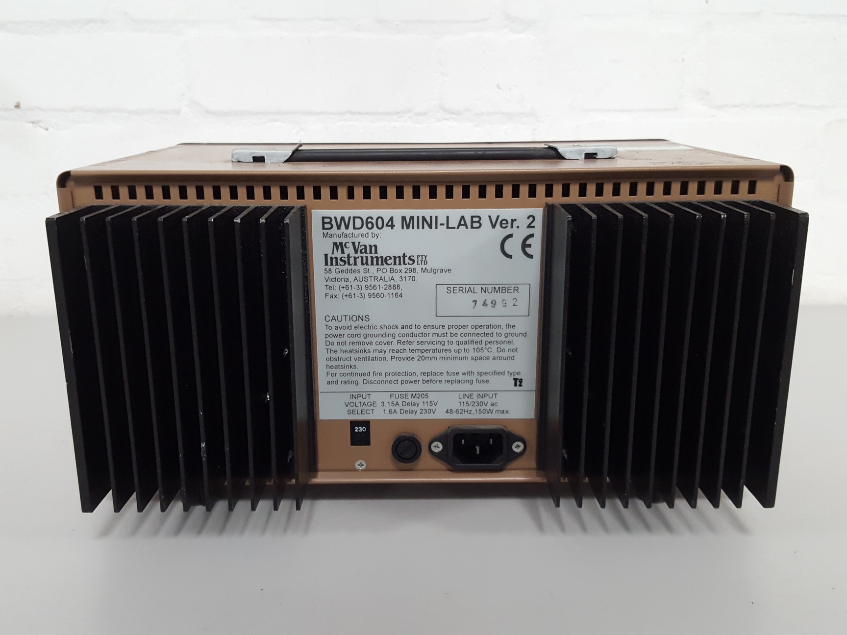 Image of McVan Instruments BWD 604 Mini-Lab Ver 2.  Lab Function Generator