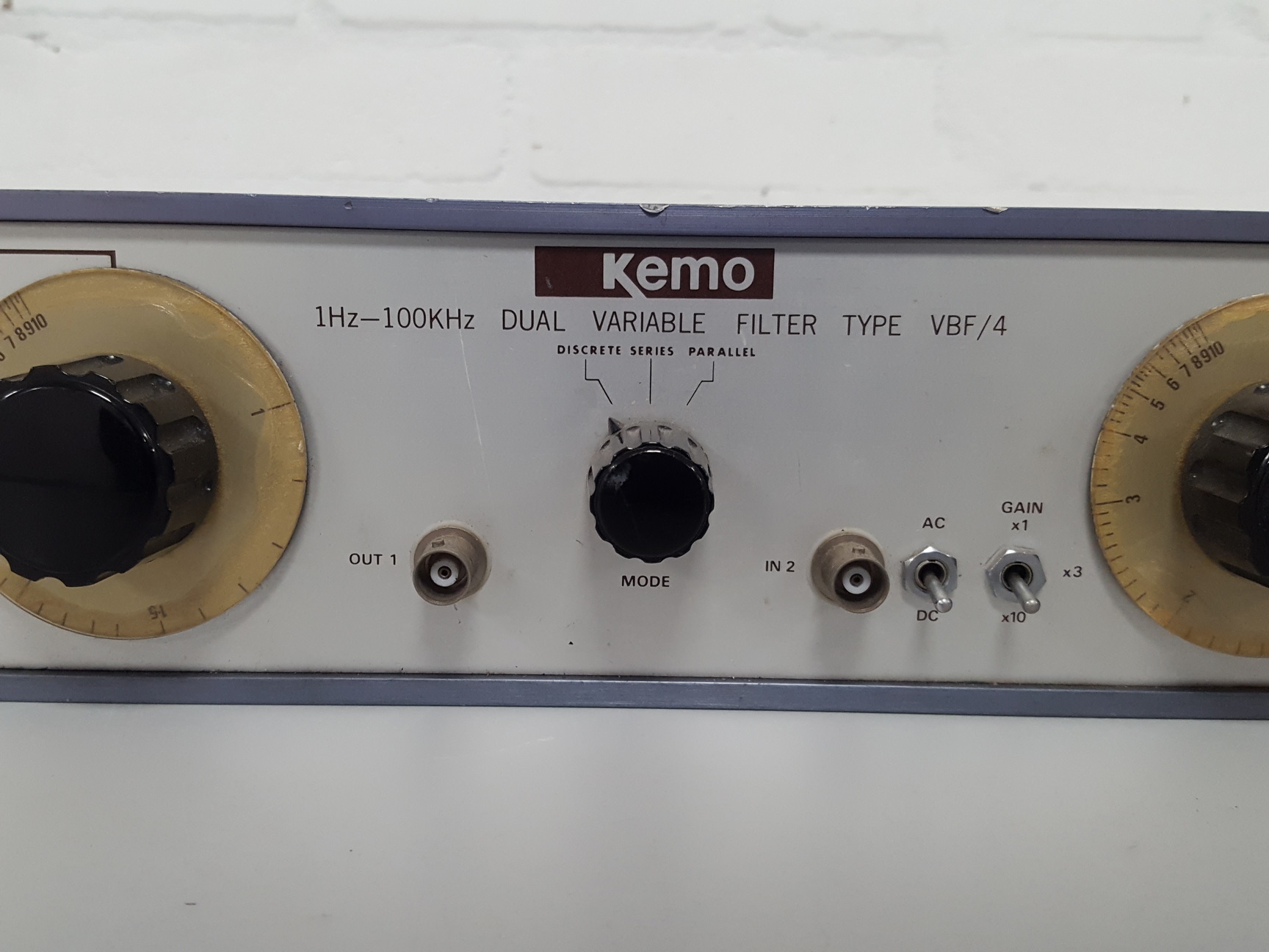 Image of Kemo Type VBF/4 1Hz-100Khz Dual Channel Variable Filter Lab 