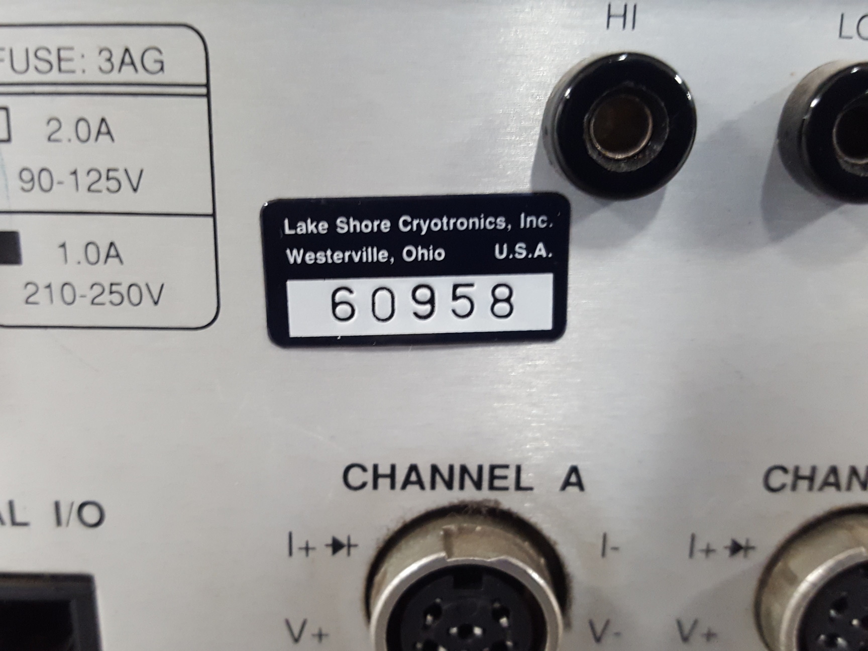 Image of Lakeshore 330 Autotuning Temperature Controller Lab