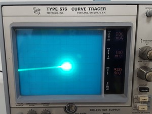 Thumbnail image of Tektronix Type 576 Curve Tracer Oscilloscope Lab