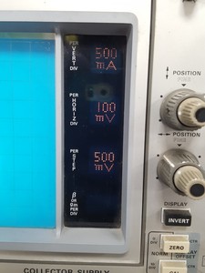 Thumbnail image of Tektronix Type 576 Curve Tracer Oscilloscope Lab