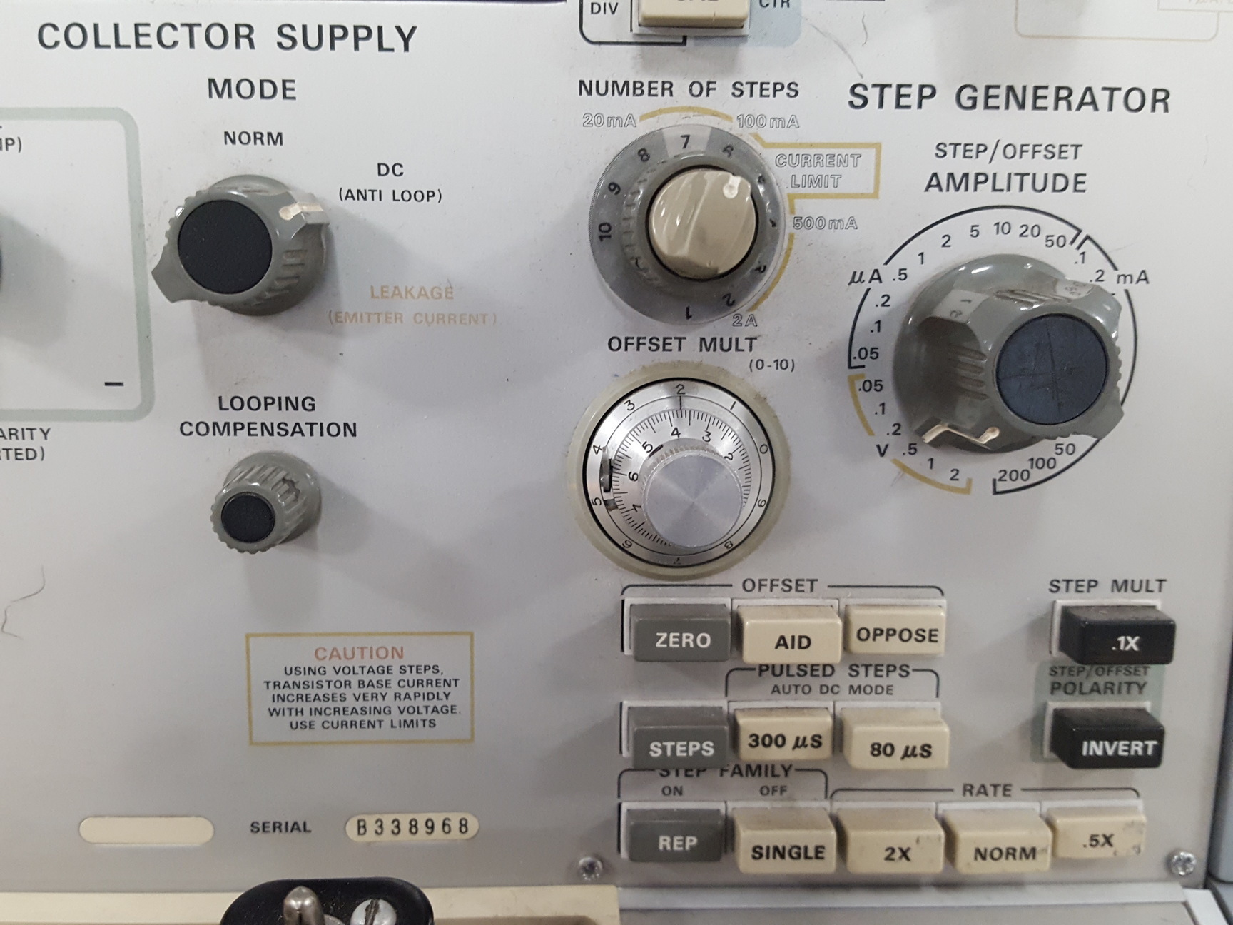 Image of Tektronix Type 576 Curve Tracer Oscilloscope Lab
