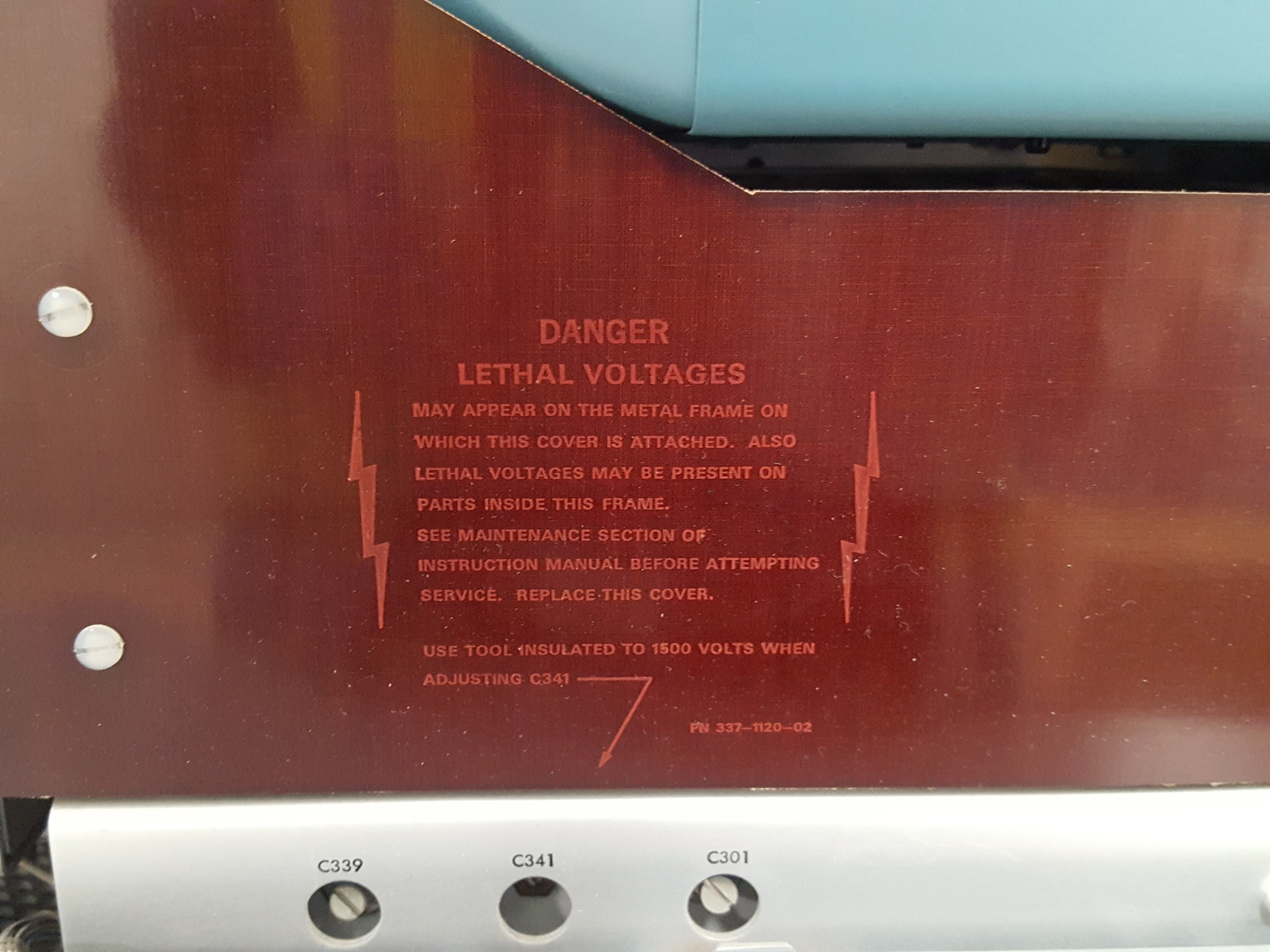 Image of Tektronix Type 576 Curve Tracer Oscilloscope Lab