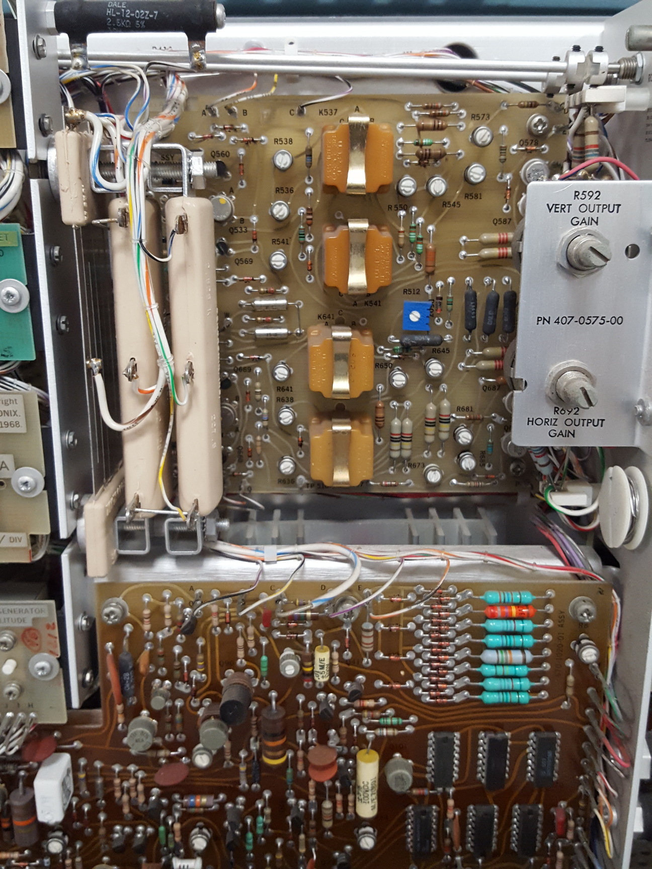 Image of Tektronix Type 576 Curve Tracer Oscilloscope Lab