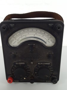 Thumbnail image of Vintage AVO Universal Avometer Model 8 Meter Lab