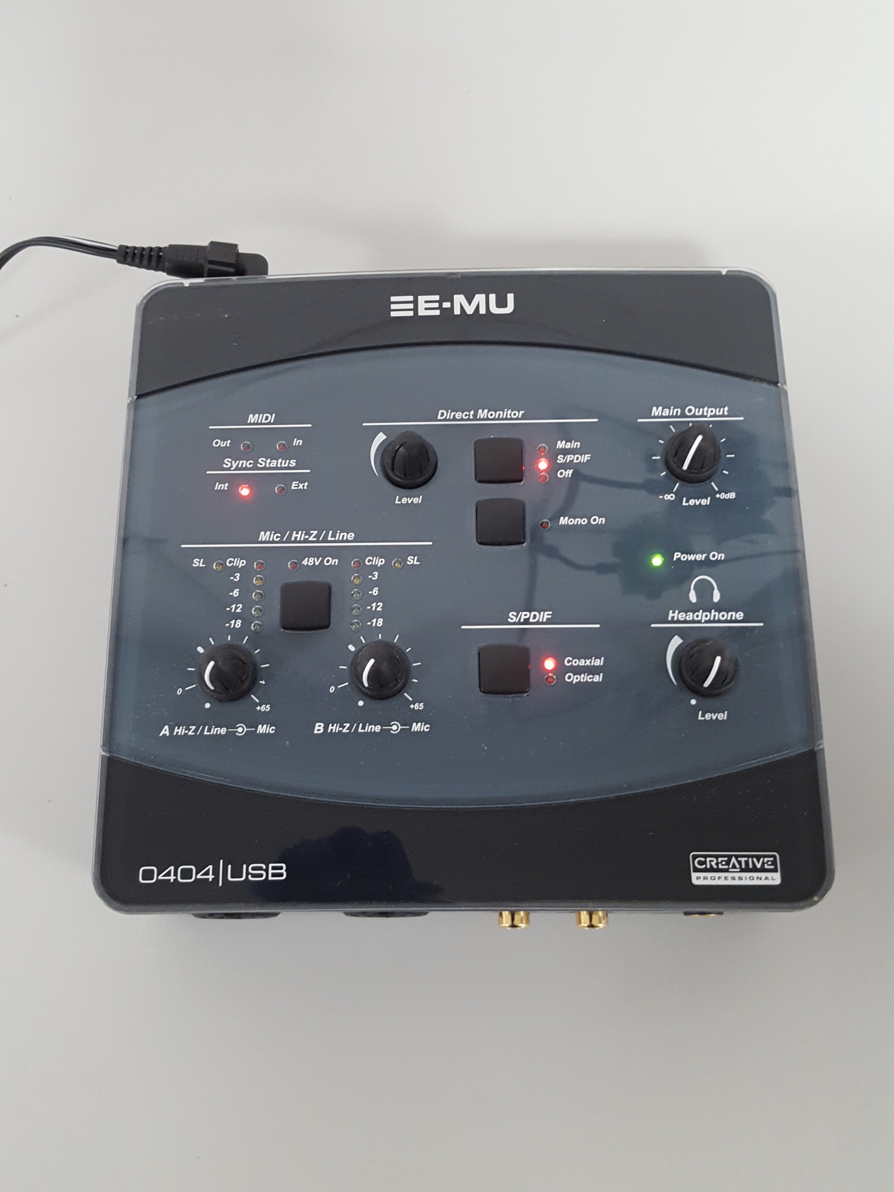 Image of Creative Labs E-MU 0404 EM8761 USB Audio/MIDI Interface AV