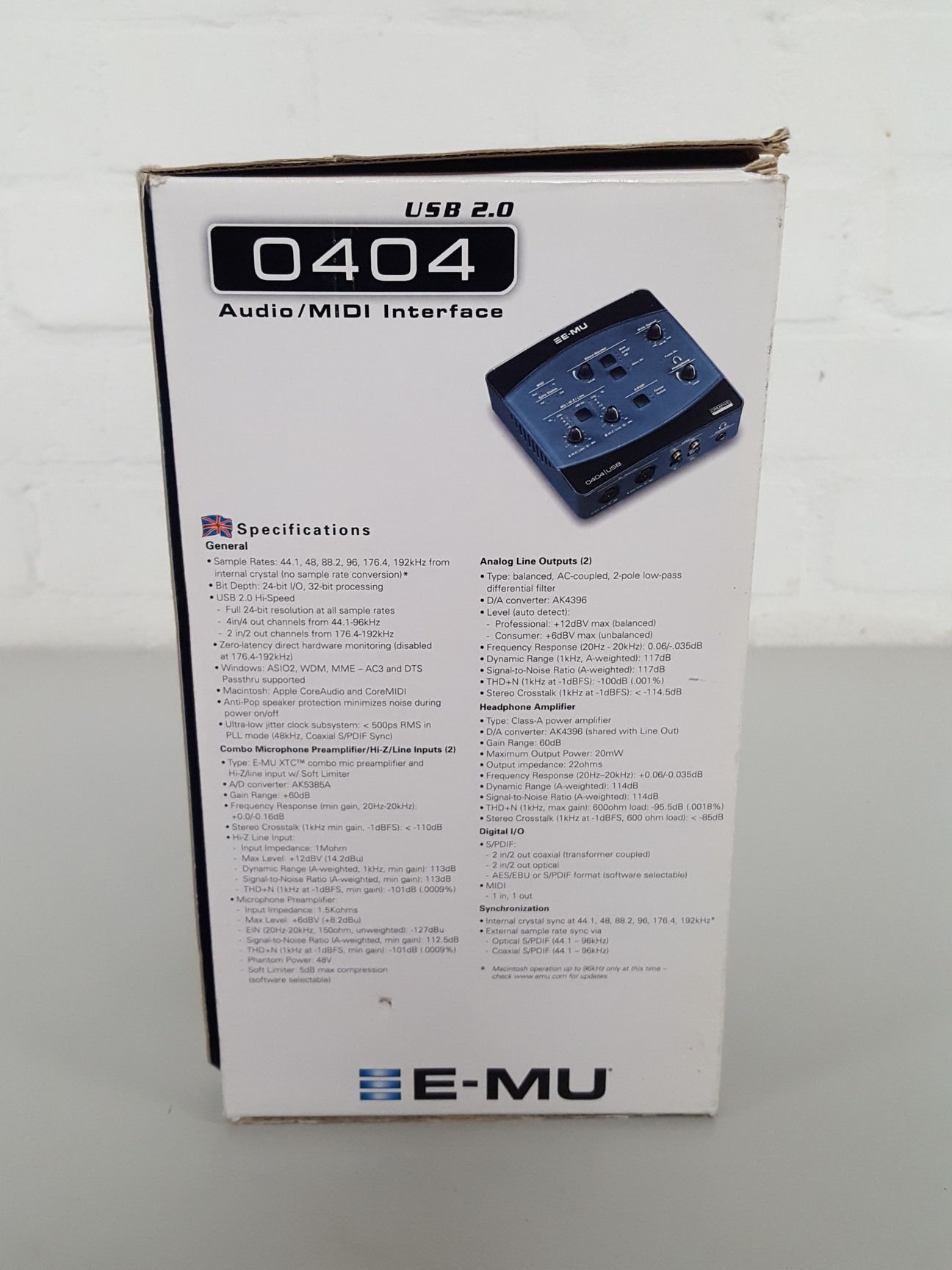 Image of Creative Labs E-MU 0404 EM8761 USB Audio/MIDI Interface AV