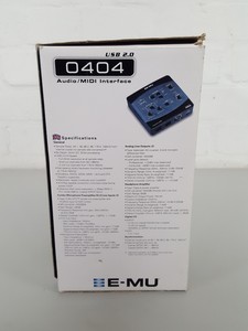 Thumbnail image of Creative Labs E-MU 0404 EM8761 USB Audio/MIDI Interface AV