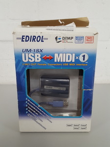 Thumbnail image of Edirol UM-1SX USB MIDI Interface Converter AV