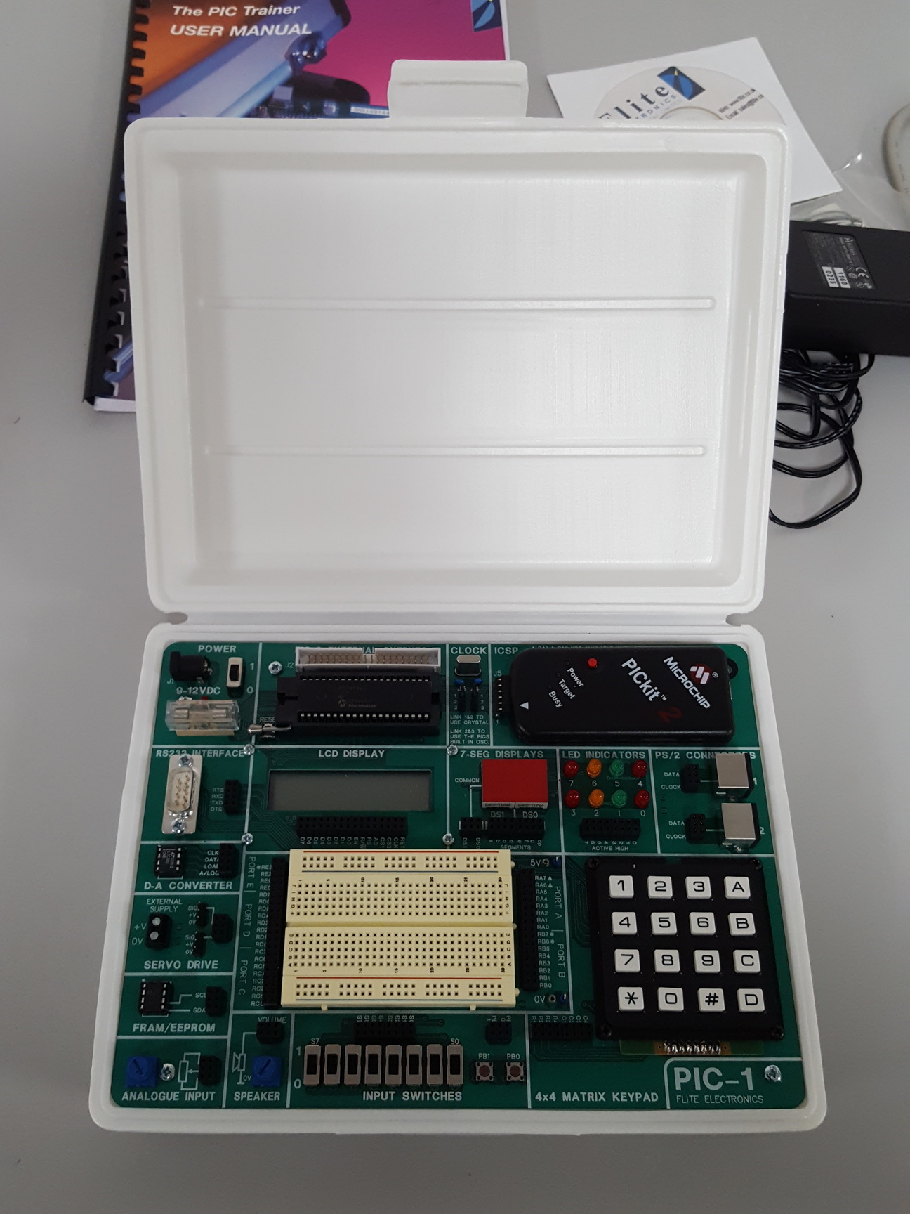 Image of Flite Electronics PIC Training System Complete Box Part No: 900-901