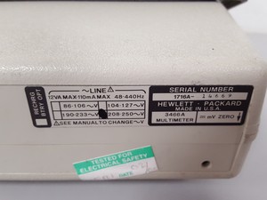 Thumbnail image of Hewlett Packard 3466A Digital Lab Multimeter