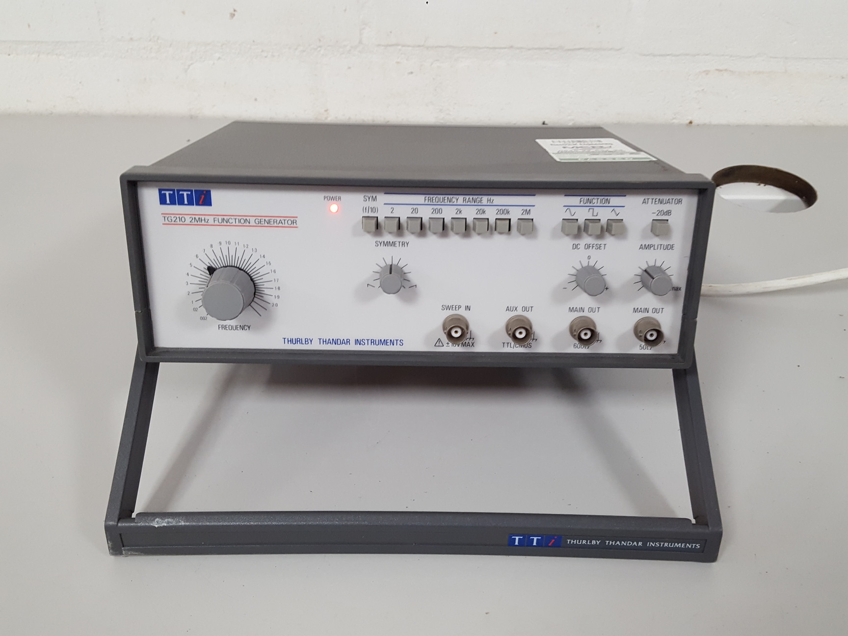 Image of Thurlby Thandar TG120 2MHz Function Generator Lab