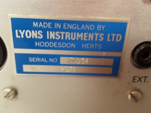 Thumbnail image of Lyons Instruments PG 71N Bipolar Pulse Generator Lab - Spares Repairs