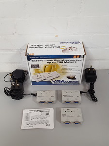 Thumbnail image of 3 x Rextron CAT 5 VGA (+ Audio) Extender (1 x EV12L & 2 x EVO2R Units)