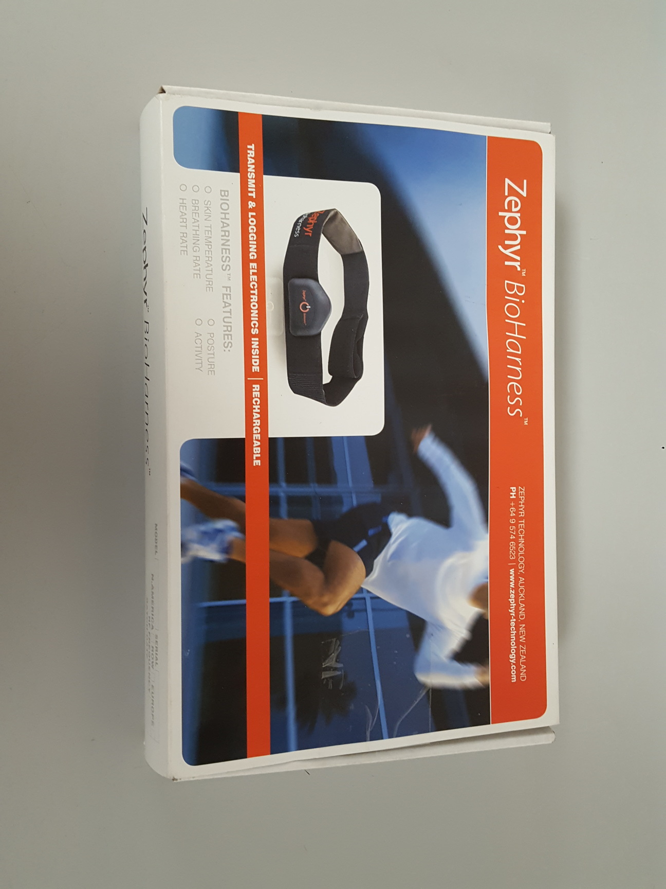Image of Zephyr BioHarness Professional Human Physiology Athlete Monitoring + Omnisense