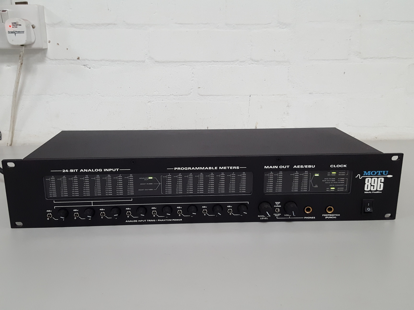 Image of Motu 896 96kHz Firewire Computer Audio Recording Interface AV 