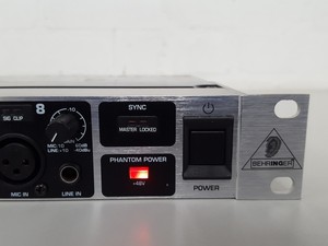 Thumbnail image of Behringer Ultragain Pro-8 Model ADA8000 Digital 8 Channel A/D & D/a Converter AV