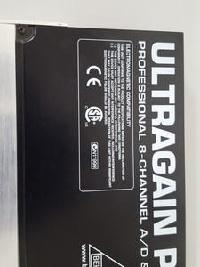 Thumbnail image of Behringer Ultragain Pro-8 Model ADA8000 Digital 8 Channel A/D & D/a Converter AV