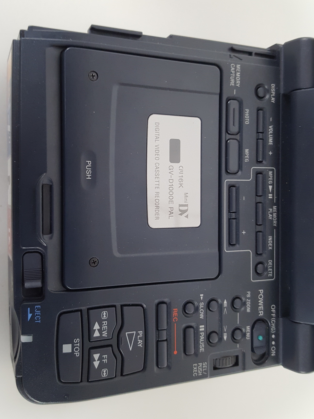 Image of Sony GV-D1000E Pal Digital MiniDV Video Cassette Player Recorder AV