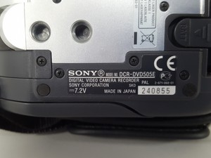 Thumbnail image of Sony Handycam DCR-DVD505E Digital Video Camera Recorder AV Equipment