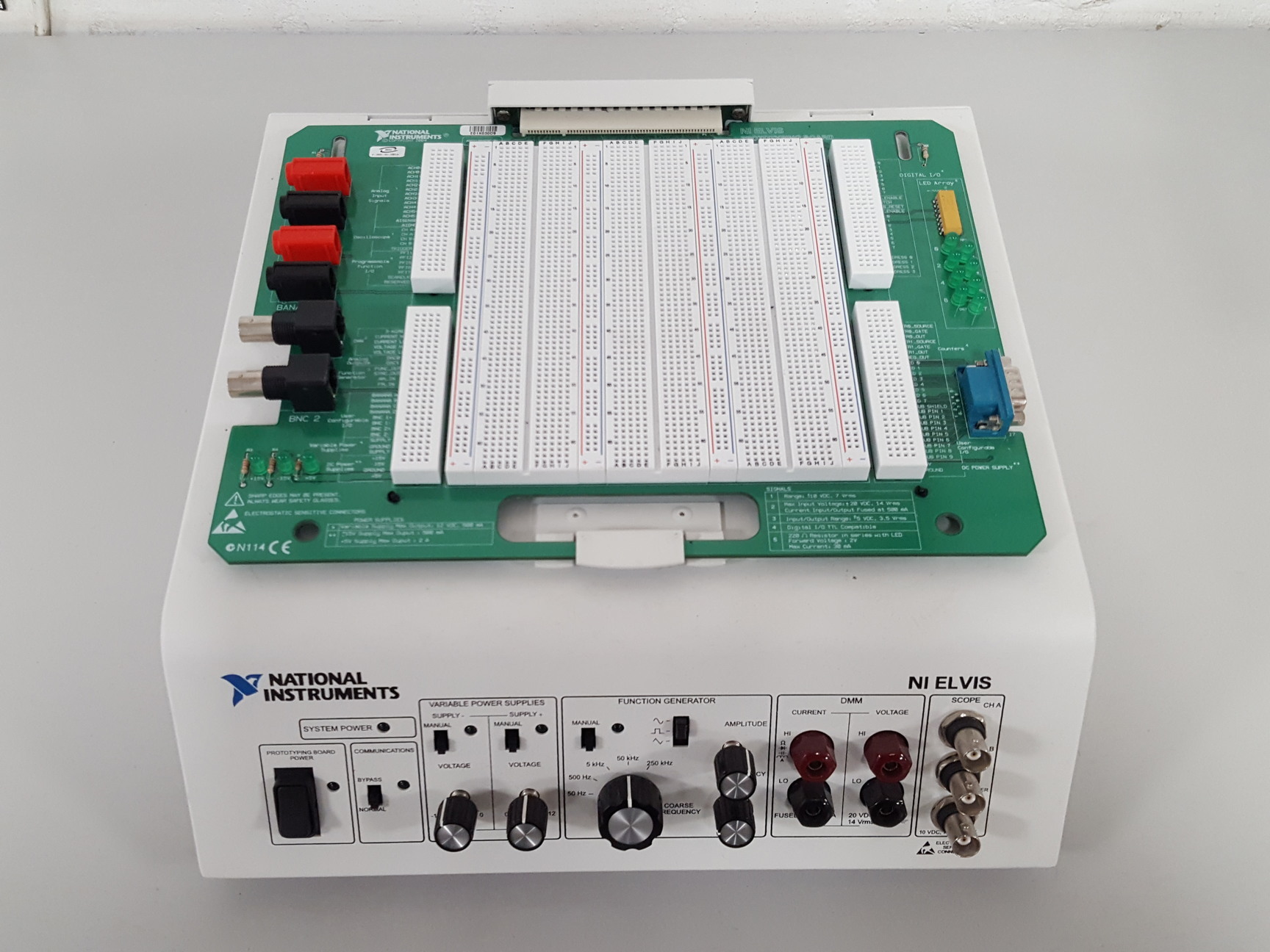 Image of National Instruments ELVIS System + USB-6251, BP-1 Battery, Labview 2009