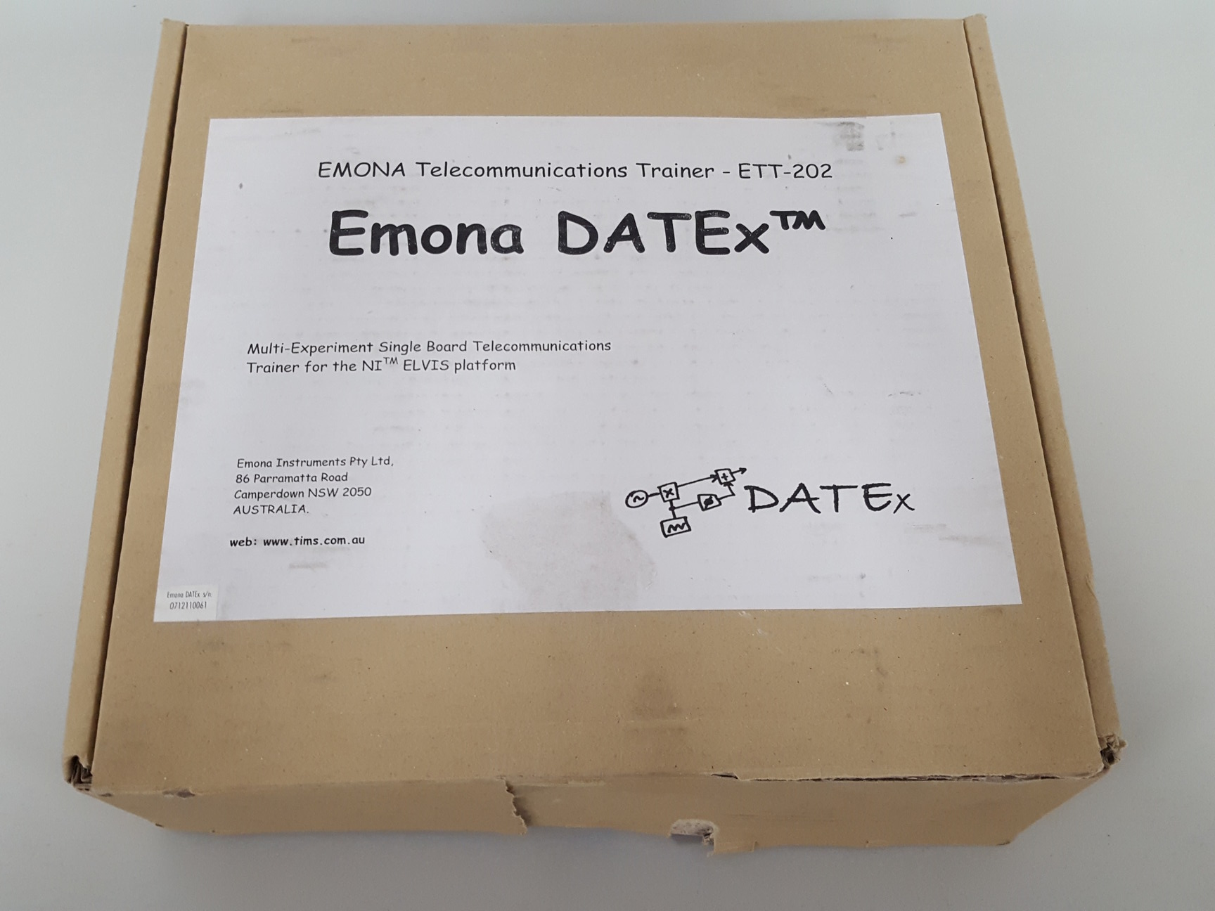 Image of Emona Telecomms Trainer-ETT-202 Datex + Software & Manual Lab