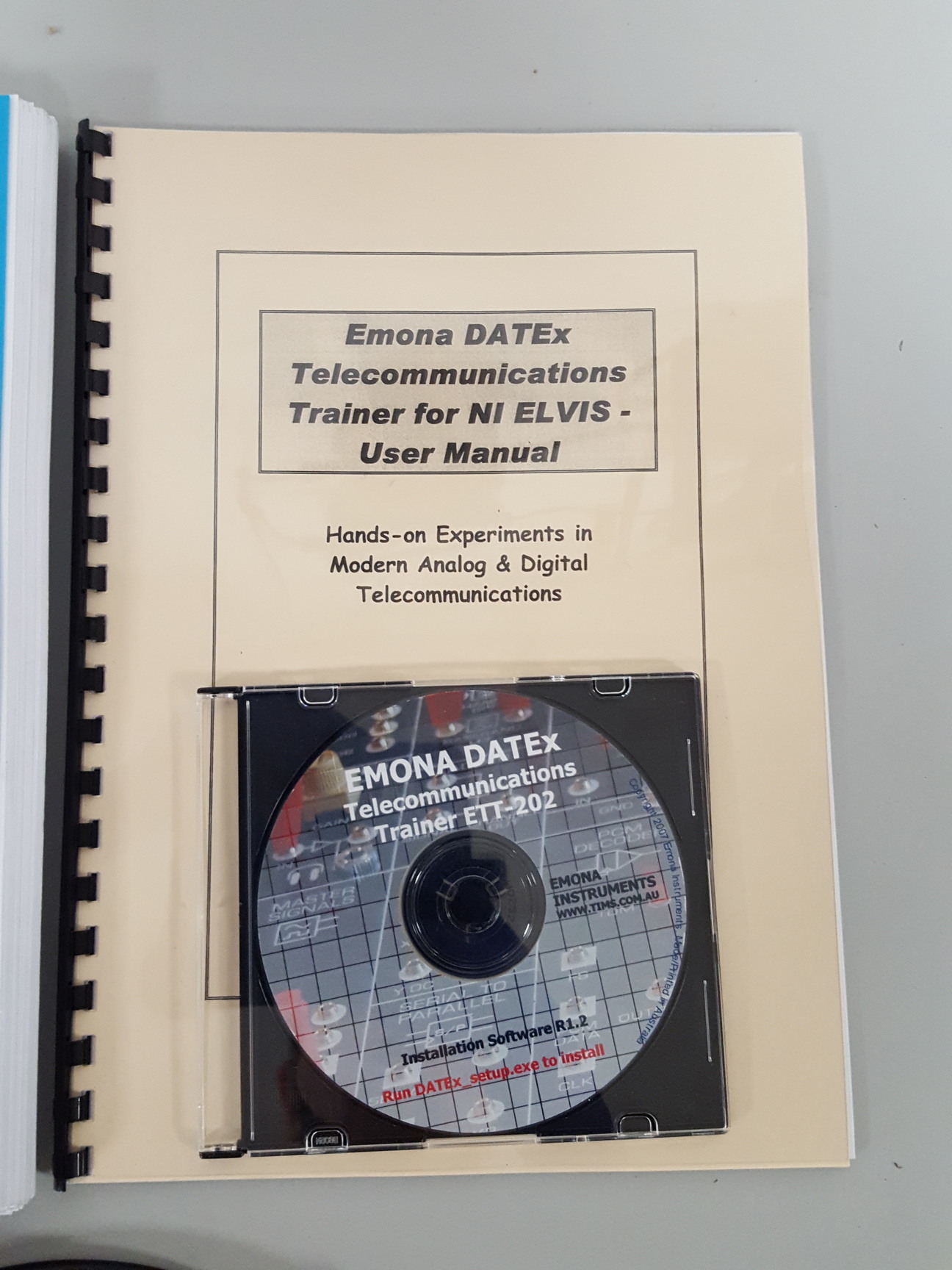 Image of Emona Telecomms Trainer-ETT-202 Datex + Software & Manual Lab