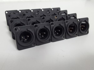 Thumbnail image of 20x Neutrik Male XLR Panel/Chassis Mount Inputs DJ Equipment