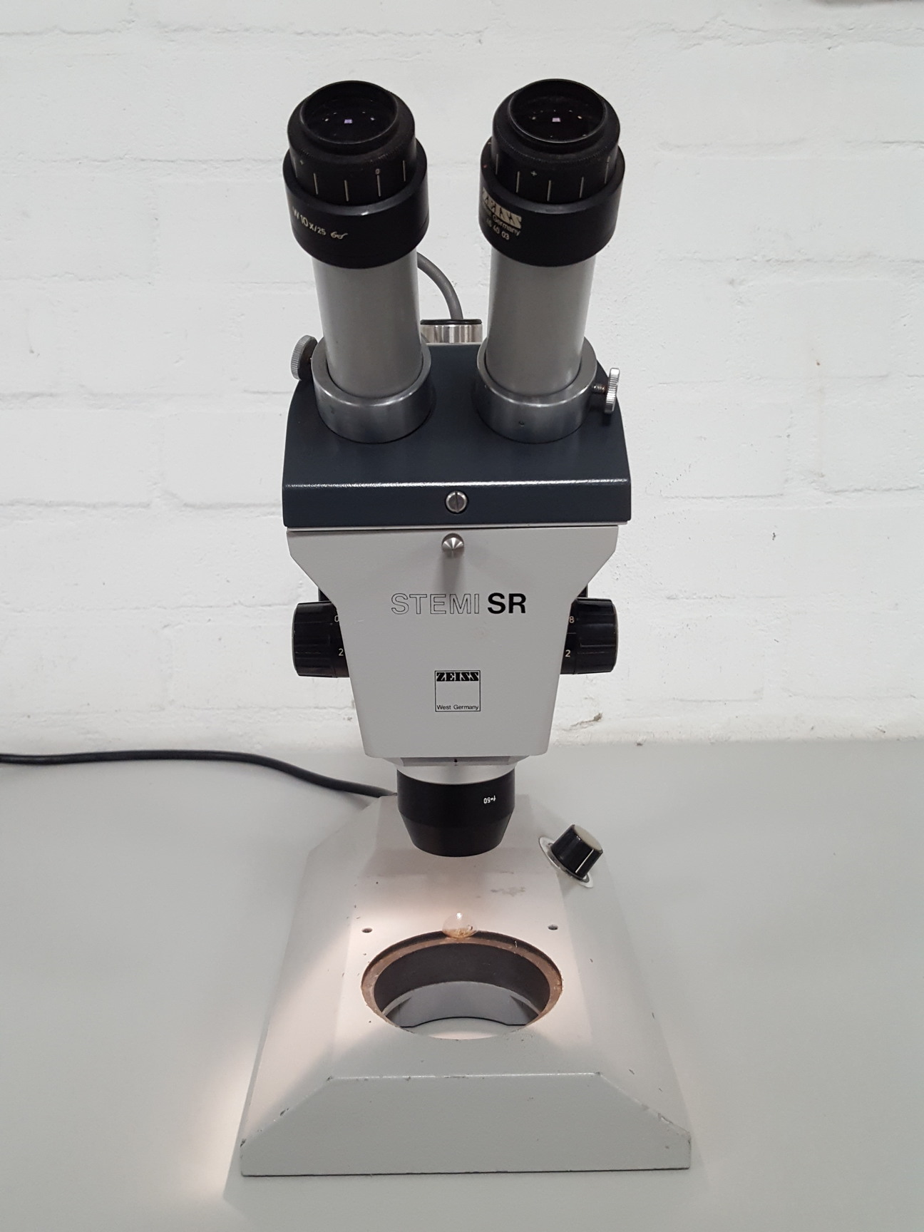 ZEISS Stemi SR Greenough Stereoscopic Binocular Microscope Lab