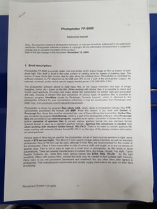 Thumbnail image of Electrolab Filmstar Photoplotter FP-8000 Plotting System Lab