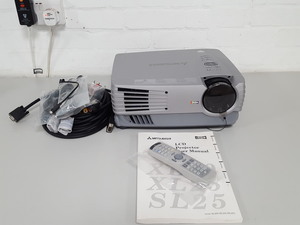 Thumbnail image of Mitsubishi ColorView XL30U LCD Projector AV + Remote & Cables
