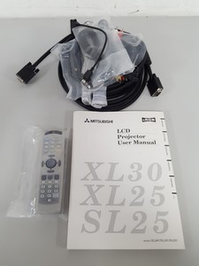Thumbnail image of Mitsubishi ColorView XL30U LCD Projector AV + Remote & Cables