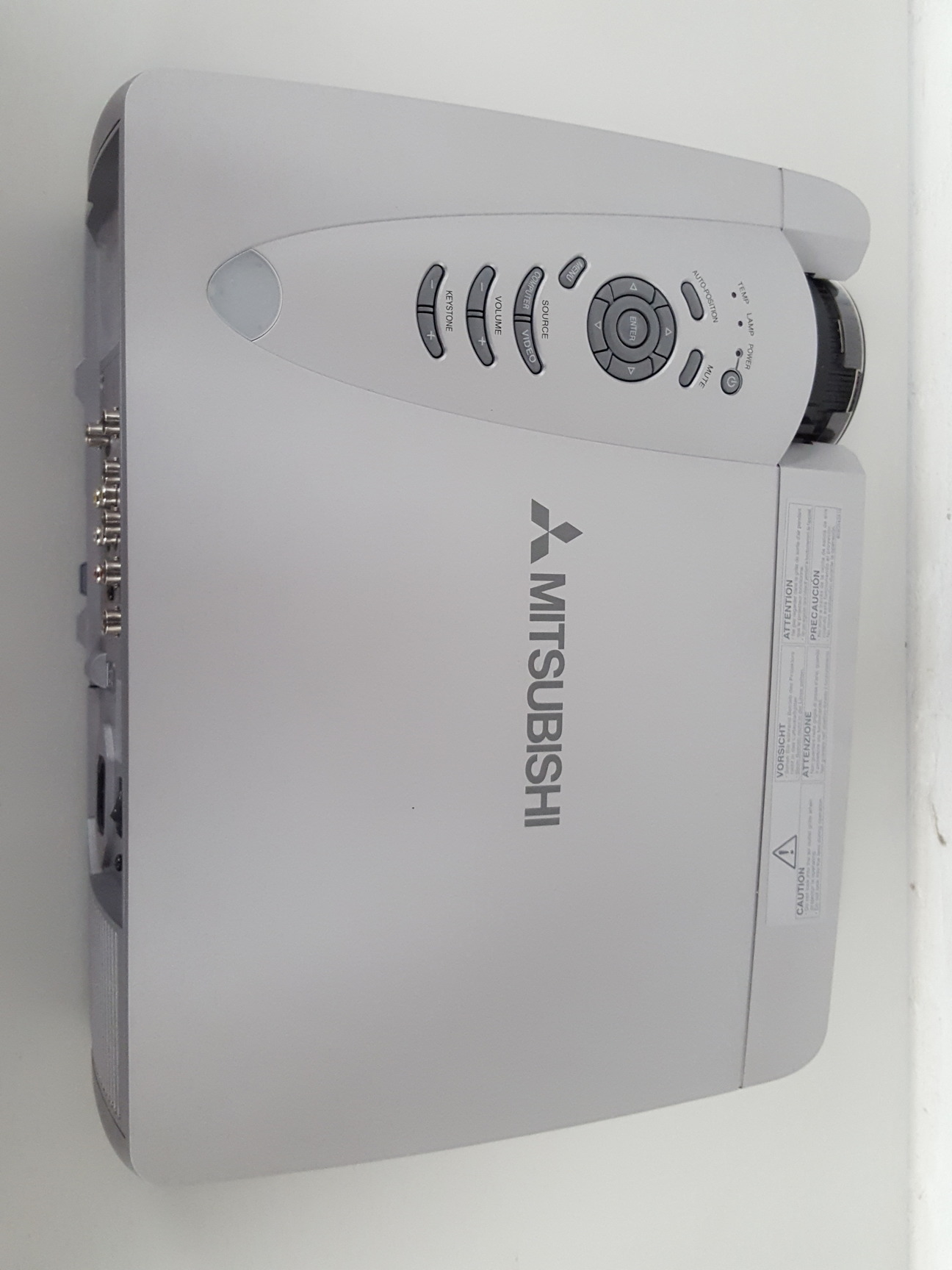 Image of Mitsubishi ColorView XL30U LCD Projector AV + Remote & Cables