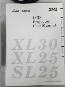 Thumbnail image of Mitsubishi ColorView XL30U LCD Projector AV + Remote & Cables
