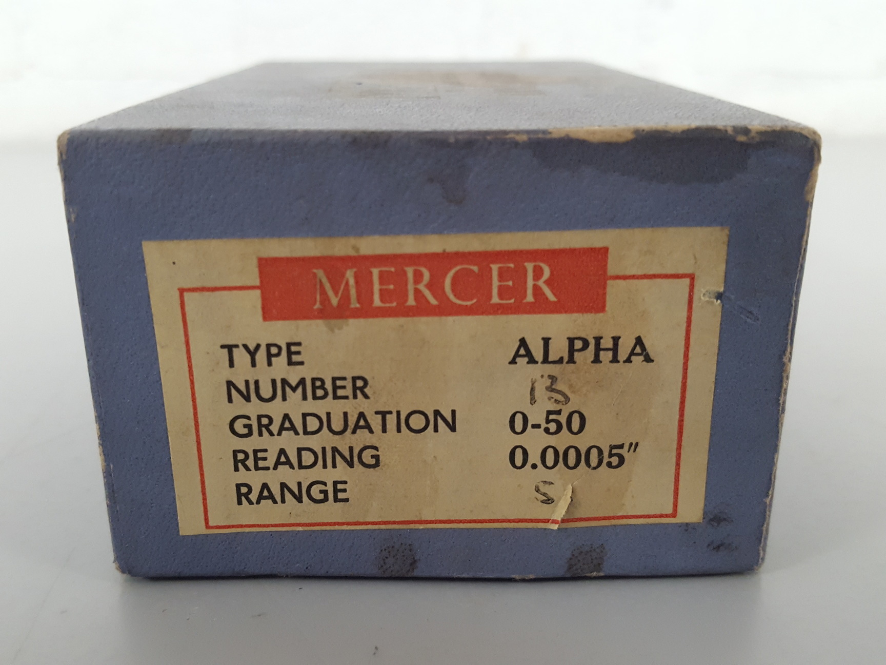 Image of Mercer Type Alpha 13 Dial Gauge Other Hydraulics & Pneumatics / Acoustics