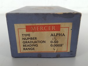 Thumbnail image of Mercer Type Alpha 13 Dial Gauge Other Hydraulics & Pneumatics / Acoustics